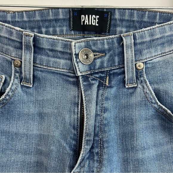 Paige Lennox Distressed Slim Fit Denim Jeans Size 29 - Picture 8 of 15